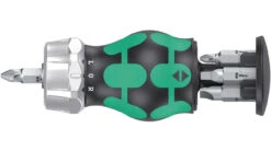 Wera Tools WERA-05008886001 Kraftform Kompakt Stubby Magazine Screwdriver RA 4, 6-Pieces