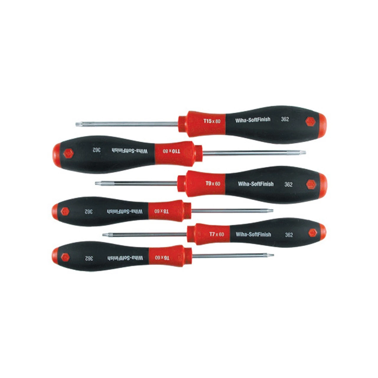 Wiha Tools WIHA-36201 SoftFinish 6 Piece Torx Set 3 Wiha Tools WIHA-36201 SoftFinish 6 Piece Torx Set