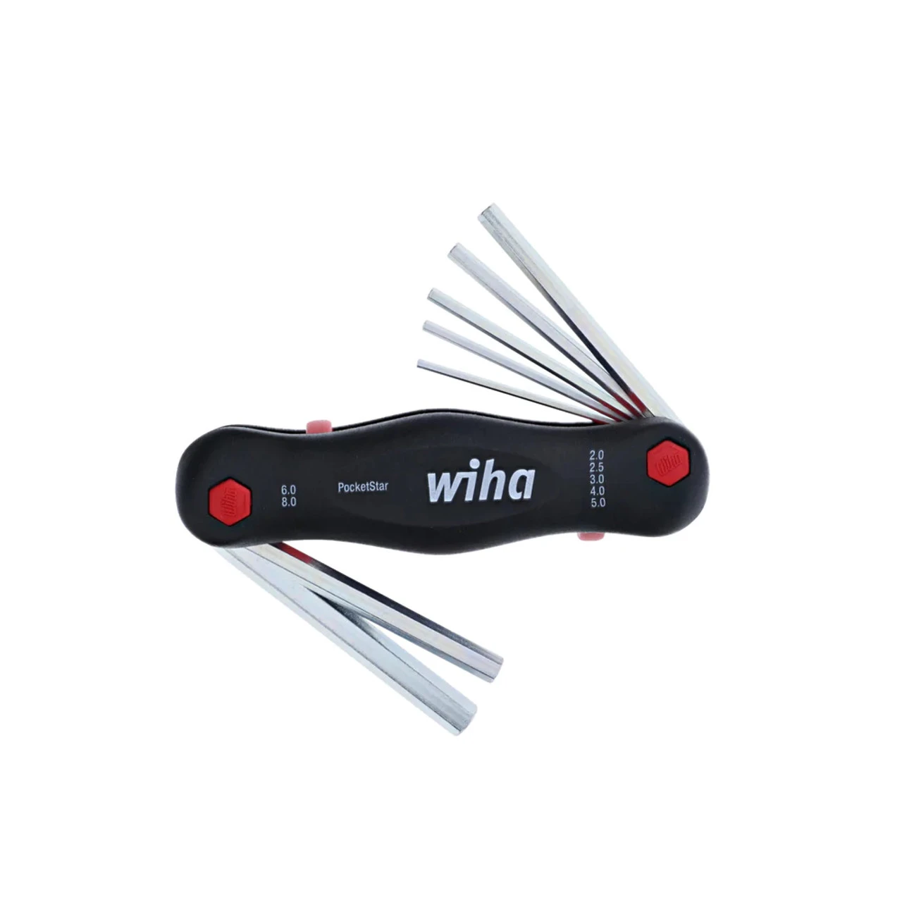 Wiha WIHA-35195 7 Piece PocketStar Fold-Out Hex Key Set - Metric 3 Wiha WIHA-35195 7 Piece PocketStar Fold-Out Hex Key Set - Metric