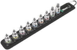 Wera Tools WERA-05003972001 Belt B 3 TORX HF Zyklop Bit Socket Set With Holding Function - 3/8" Drive (9-Pieces)