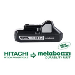 Metabo-HPT HPT-339782 Compact 18V 3.0 Amp Hour Lithium-Ion Slide Style Battery