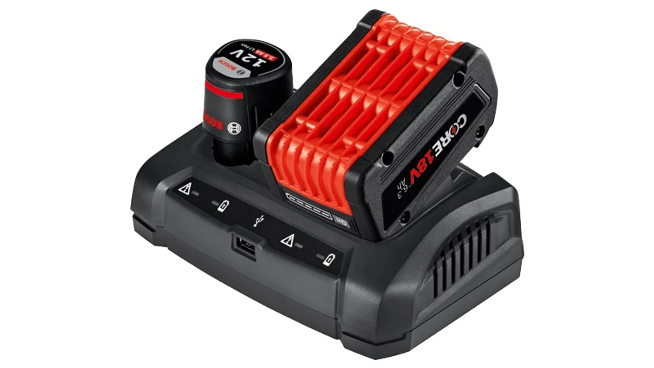 Bosch BOS-GAX1218V-30 12V/18V Dual-Bay Lithium-Ion Battery Charger 5 Bosch BOS-GAX1218V-30 12V/18V Dual-Bay Lithium-Ion Battery Charger - Image 3