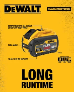 DEWALT DEW-DCB612 FLEXVOLT 20V/60V MAX 12AH Battery -Makita Shop Sales dcb612 walkaround 94422.1538086221