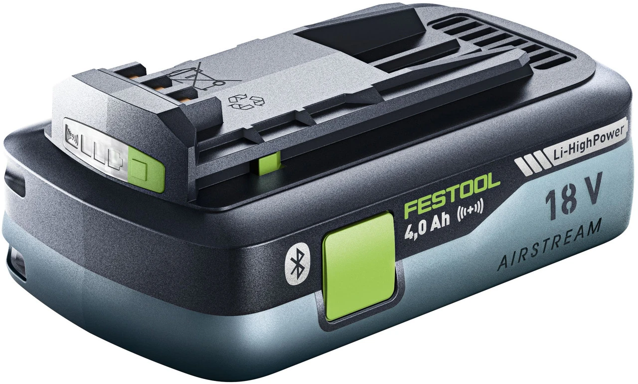 Festool FES-205036 BP 18V Li-HighPower 4.0Ah Battery Pack W/Bluetooth 3 Festool FES-205036 BP 18V Li-HighPower 4.0Ah Battery Pack W/Bluetooth