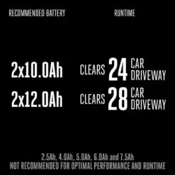 EGO Power EGO-SNT2416 24in Deluxe 2-Stage Snow Blower 2 X 10Ah Kit -Makita Shop Sales ego 2023 snt2410 09 runtime emg 1000 72 45078.1692976126