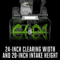 EGO Power EGO-SNT2416 24in Deluxe 2-Stage Snow Blower 2 X 10Ah Kit -Makita Shop Sales ego 2023 snt2416 07 24inch clearing eng 1000 72 47560.1692976126
