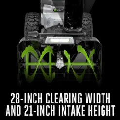 EGO Power EGO-SNT2807 POWER+ 28In Self-propelled 2-stage Snow Blower With Peak Power 12Ah KIT -Makita Shop Sales ego 2023 snt2800 08 28inch clearing eng 1000 72 36317.1692977857