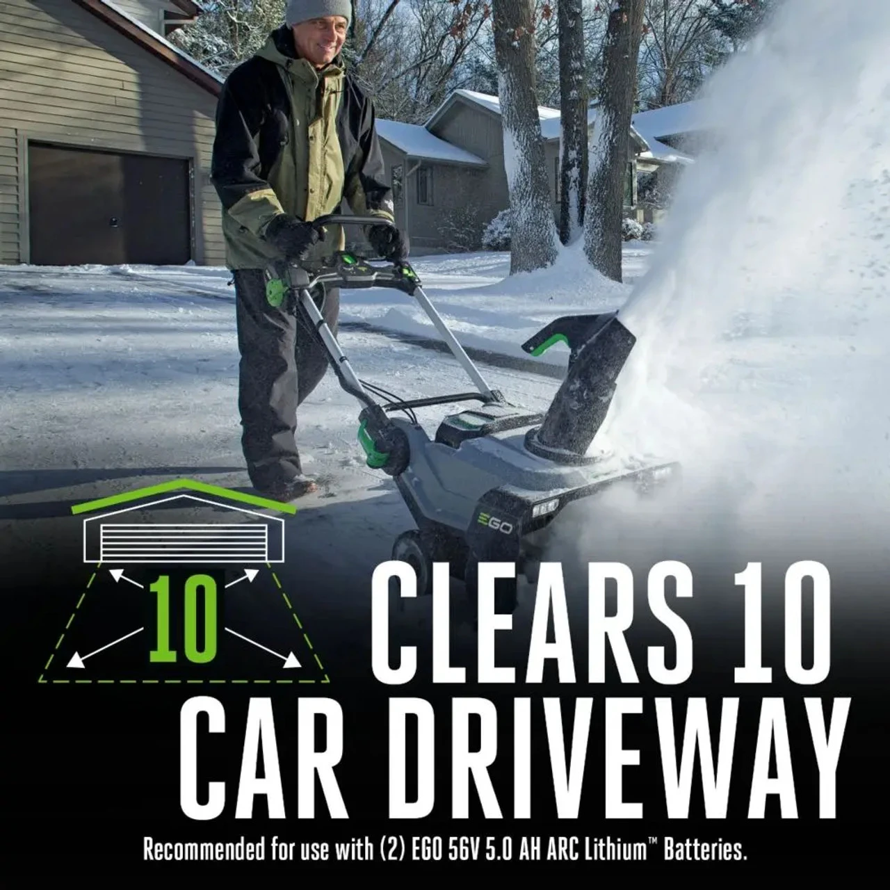 EGO Power EGO-SNT2101 21in Dual Port Snow Blower 2 X 4.0Ah Kit 10 EGO Power EGO-SNT2101 21in Dual Port Snow Blower 2 X 4.0Ah Kit - Image 8