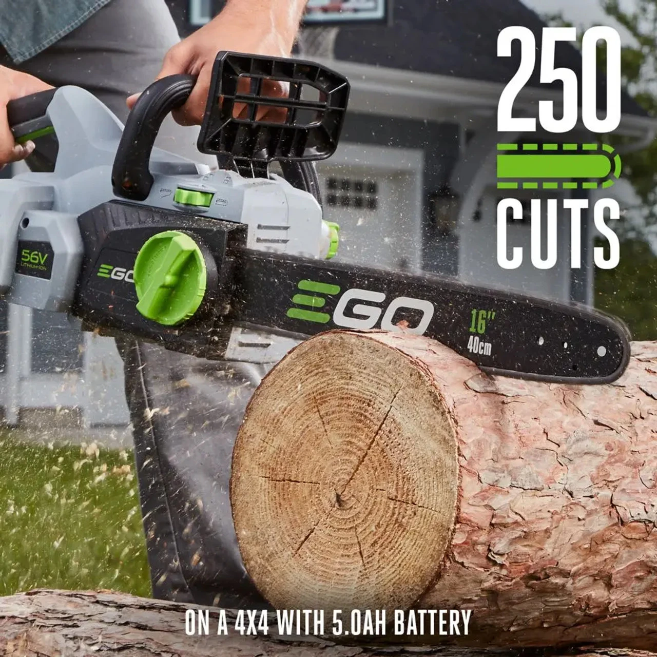 EGO Power EGO-CS1604 POWER+ 56V Brushless 16in Chainsaw 5.0Ah Kit 11 EGO Power EGO-CS1604 POWER+ 56V Brushless 16in Chainsaw 5.0Ah Kit - Image 9