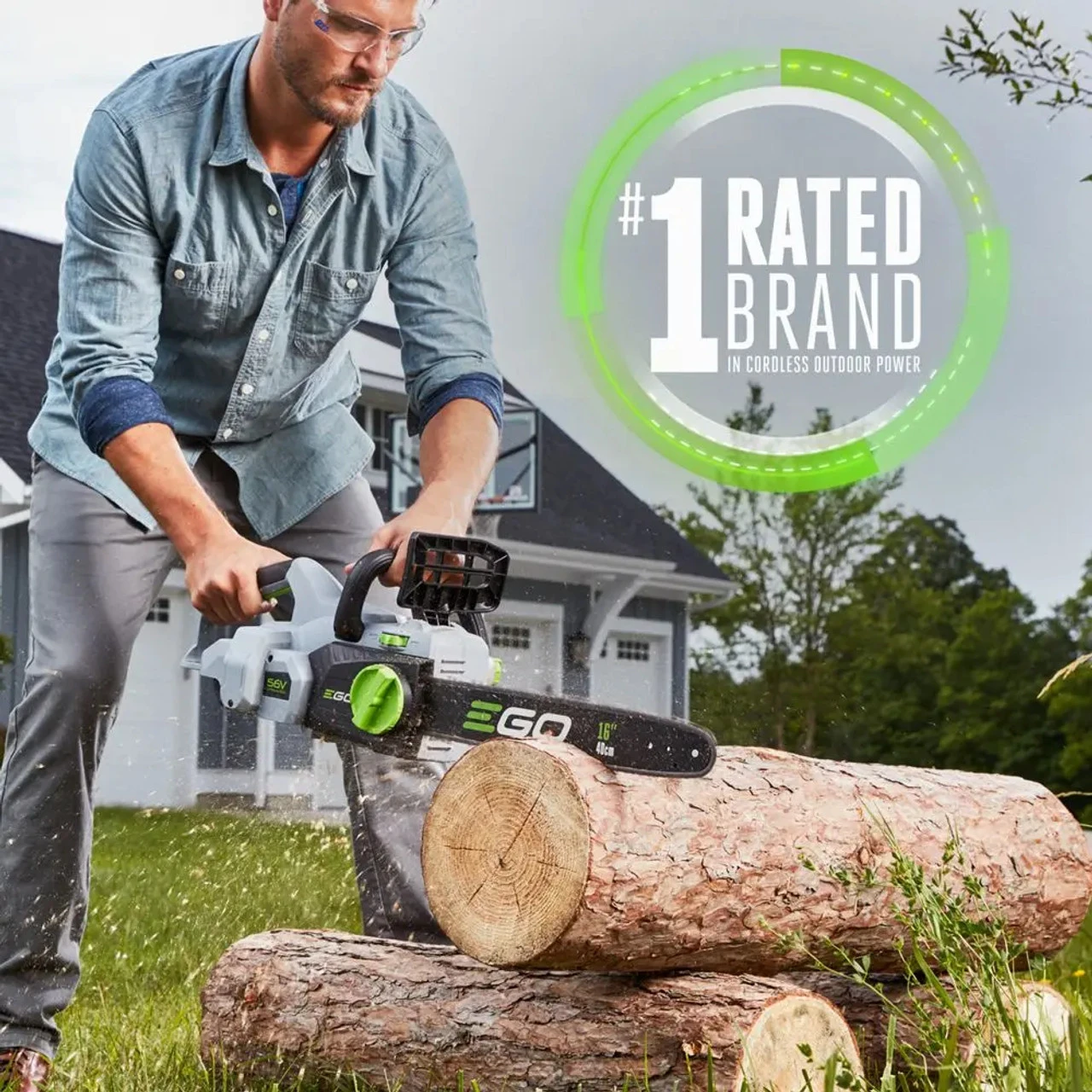 EGO Power EGO-CS1604 POWER+ 56V Brushless 16in Chainsaw 5.0Ah Kit 10 EGO Power EGO-CS1604 POWER+ 56V Brushless 16in Chainsaw 5.0Ah Kit - Image 8