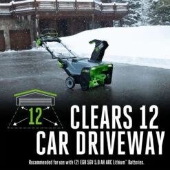 EGO Power EGO-SNT2112 POWER+ 21in Dual Port Snow Blower Steel Auger Kit With (2) 5.0Ah Battery -Makita Shop Sales ego snt2110 12car edit 1 85326.1692801342