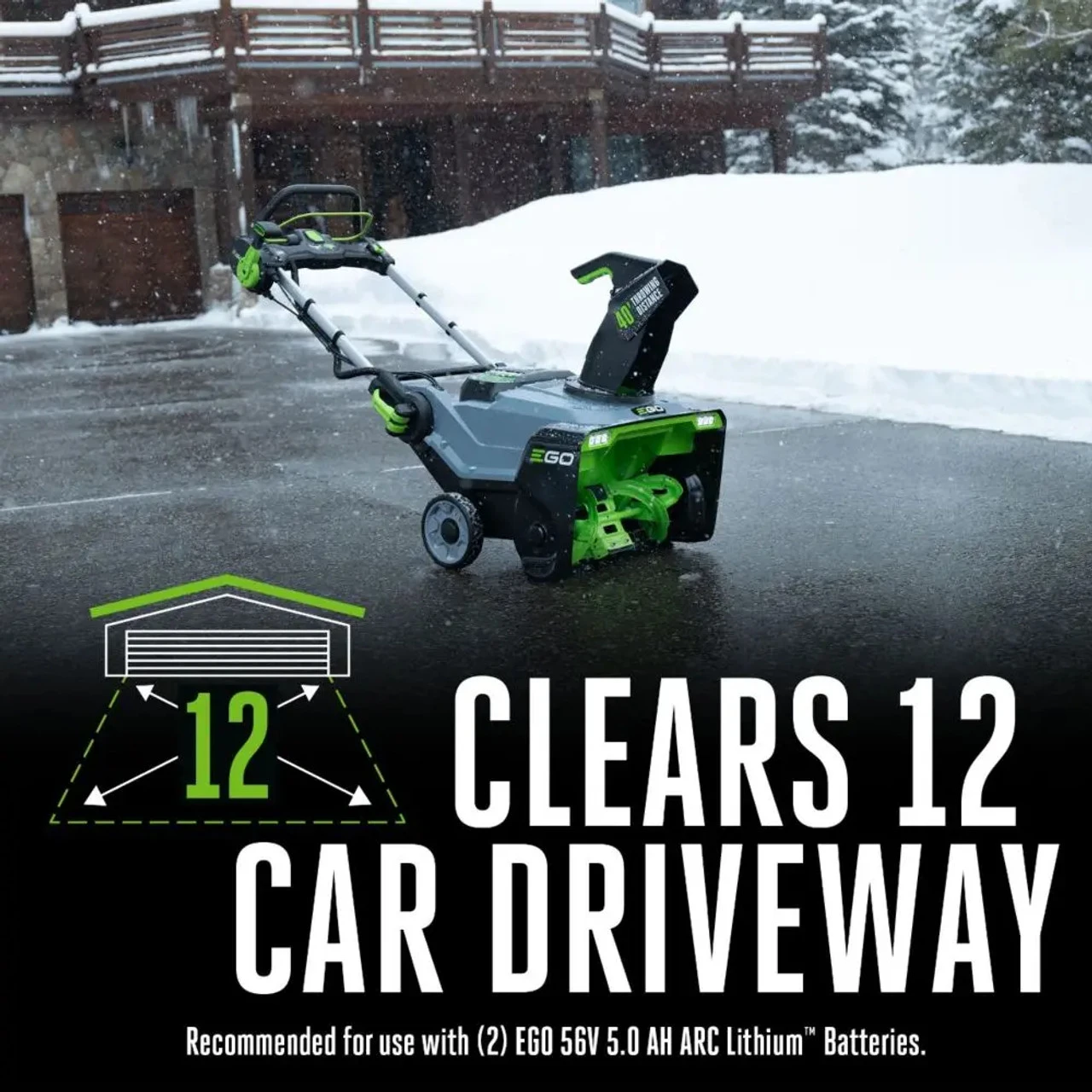 EGO Power EGO-SNT2110 POWER+ 21in Dual Port Snow Blower Steel Auger Bare Tool 10 EGO Power EGO-SNT2110 POWER+ 21in Dual Port Snow Blower Steel Auger Bare Tool - Image 8