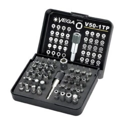 Vega Industries VEGA-V50-1TP 50pc Industrial Security Driver Bit Set