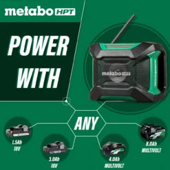 Metabo-HPT HPT-UR18DAQ4M 18V MultiVolt Bluetooth Radio (Tool Only) 21 Metabo-HPT HPT-UR18DAQ4M 18V MultiVolt Bluetooth Radio (Tool Only) -Makita Shop Sales power with 18v ur18daq4 63282.1684433214
