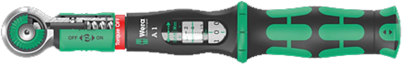 Wera WERA-05075800001 1/4in Safe Torque Wrench Socket SQR Drive A1 2-12 Nm 3 Wera WERA-05075800001 1/4in Safe Torque Wrench Socket SQR Drive A1 2-12 Nm