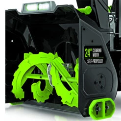 EGO Power EGO-SNT2406-4 POWER+ 24In Self-propelled 2-stage Snow Blower With Peak Power With (2) 700w Turbo Charger And (4) 10.0Ah Battery Kit -Makita Shop Sales snt2405 ego 2 stage snow blower 20 0402 on white detail 1000x1000 1 43325.1692800476