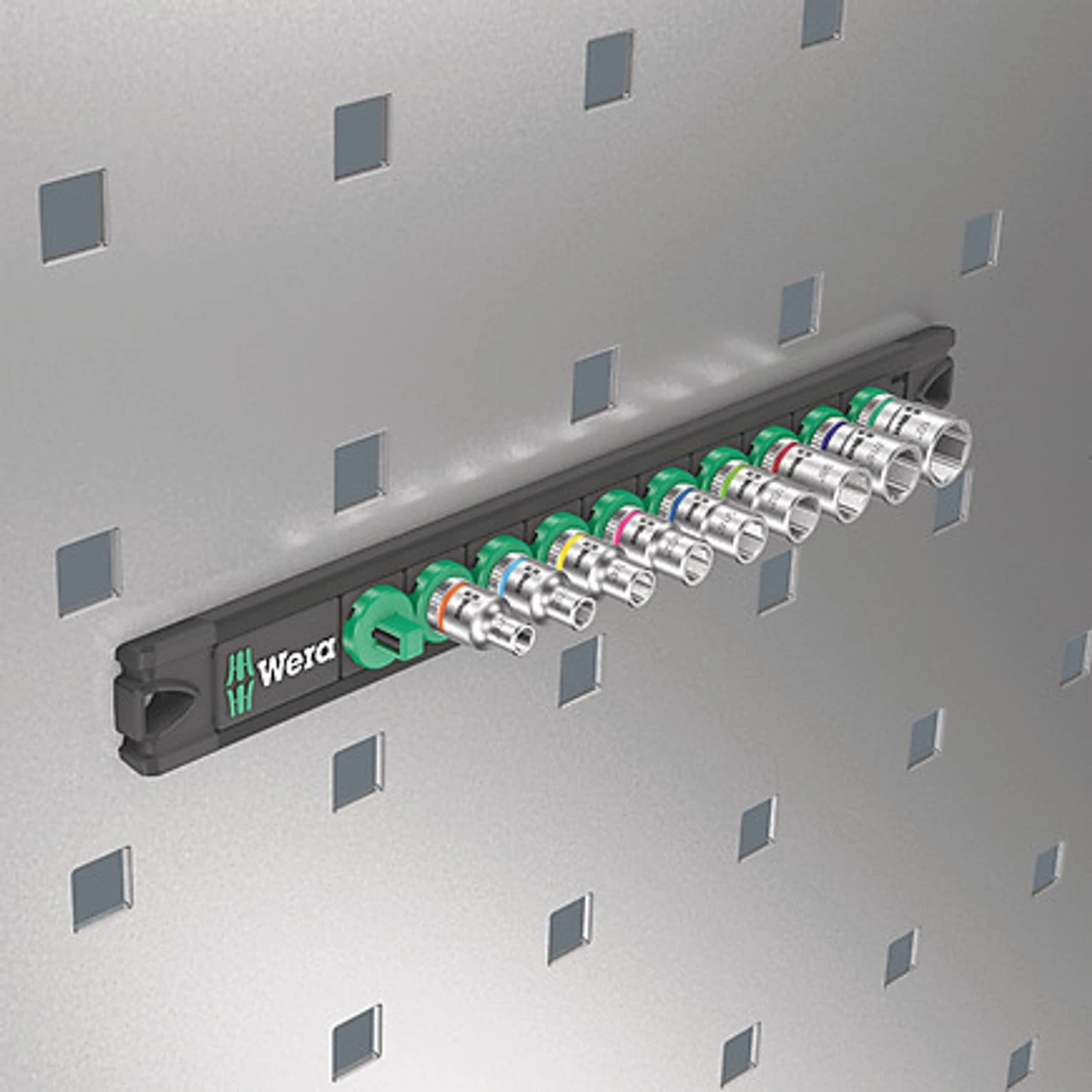 Wera Tools WERA-05005420001 1/4" Drive Magnetic Socket Rail A Imperial 1 Zyklop 9-Piece Set 4 Wera Tools WERA-05005420001 1/4" Drive Magnetic Socket Rail A Imperial 1 Zyklop 9-Piece Set - Image 2