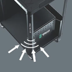 Wera Tools WERA-05150130001 9700 78 Pc Tool Rebel Roller Cabinet W/ Foam Inserts -Makita Shop Sales tipp tr werkstattwagen 1 robuste ausfhrung 18592.1663862713